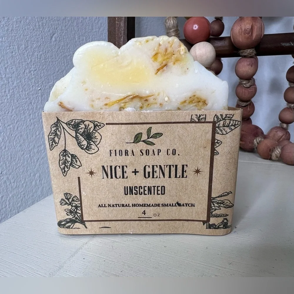 Brand New-Fiora Soap Co. Nice & Gentle Homemade Soap